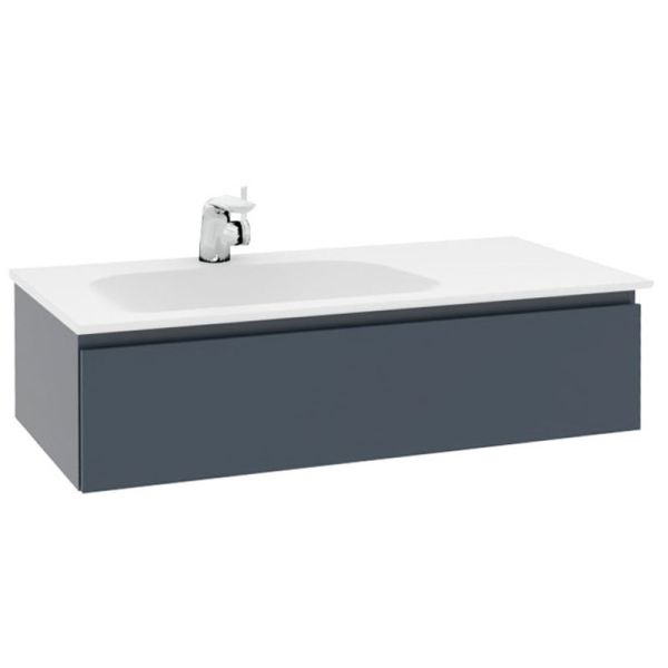Pelipal PCON Mineralmarmor-Waschtisch mit Unterschrank 107 cm