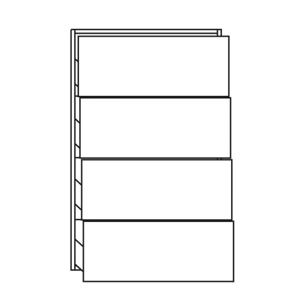 Pelipal PCON Highboard 60 cm Skizze