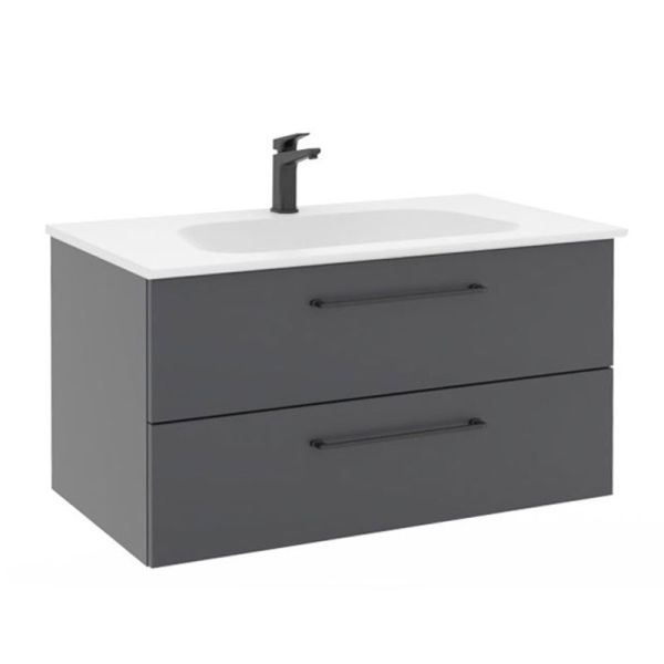 Pelipal PCON Waschtisch mit Unterschrank 92 cm