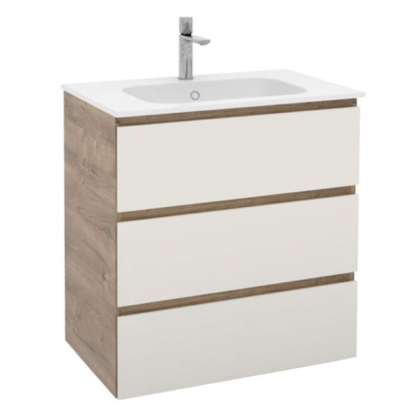Pelipal PCON Waschtisch mit Unterschrank 77 cm