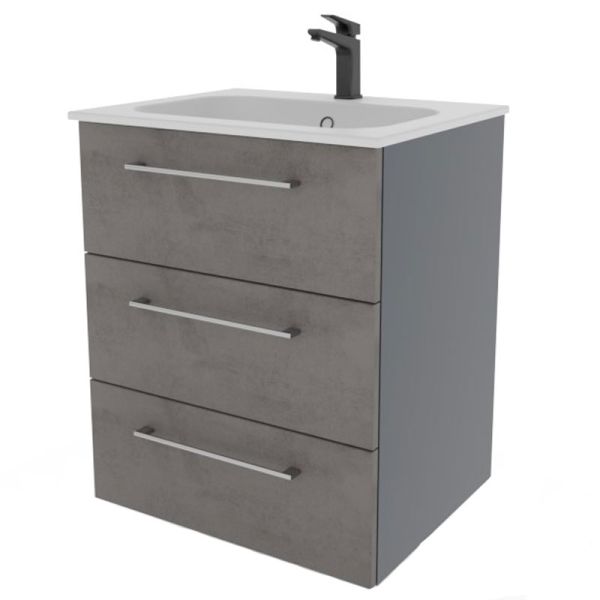 Pelipal PCON Waschtisch mit Unterschrank 62 cm