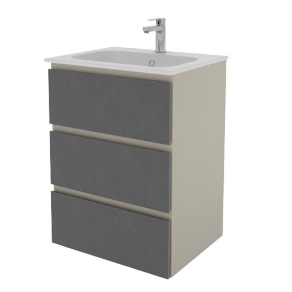 Pelipal PCON Waschtisch mit Unterschrank 62 cm