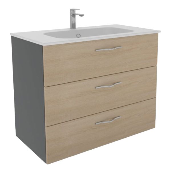 Pelipal PCON Waschtisch mit Unterschrank 92 cm