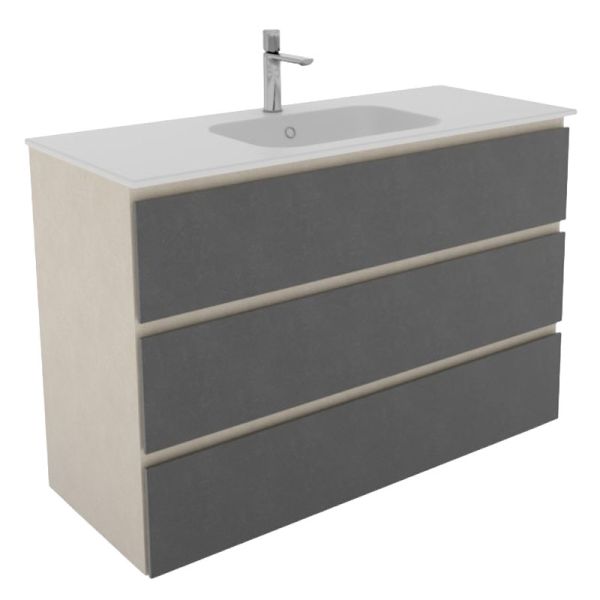 Pelipal PCON Waschtisch mit Unterschrank 122 cm