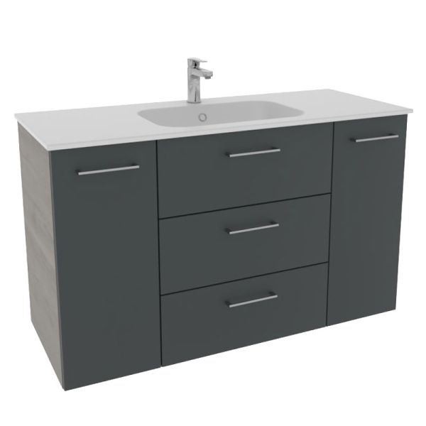 Pelipal PCON Waschtisch mit Unterschrank 122 cm