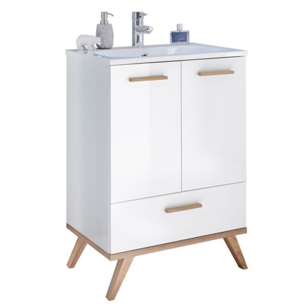 Pelipal Noventa Waschtisch mit Unterschrank 61 cm