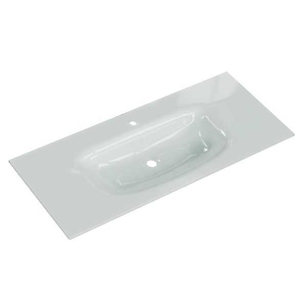 Pelipal Serie 7040 Möbelwaschtisch / Glaswaschtisch - 122 cm