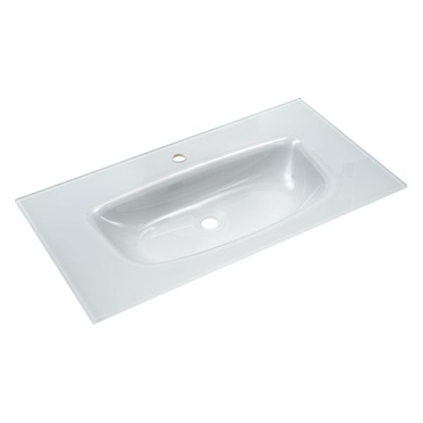 Pelipal Serie 7040 Möbelwaschtisch / Glaswaschtisch - 92 cm