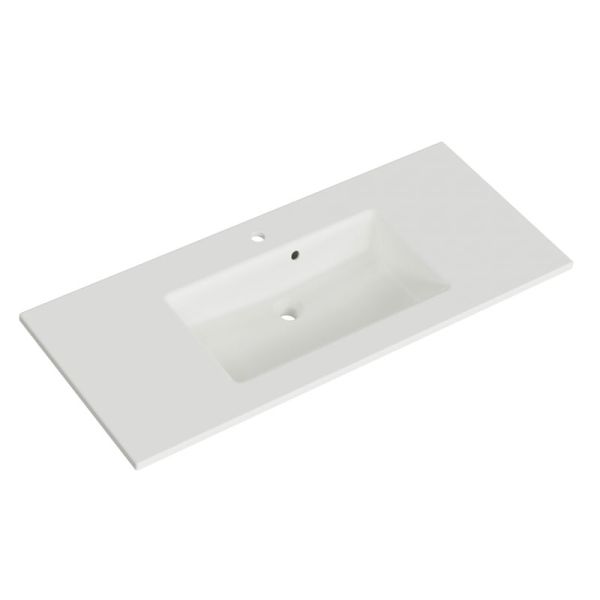 Pelipal Serie 7040 Möbelwaschtisch / Mineralmarmor-Waschtisch - 122 cm