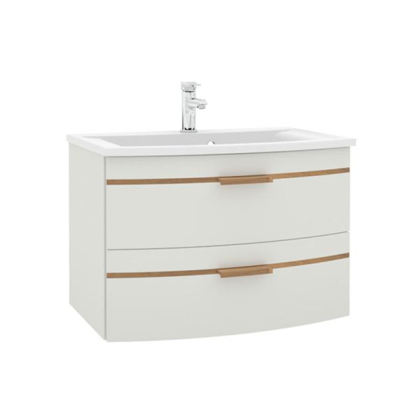 Pelipal Serie 7045 Mineralguss-Waschtisch mit Unterschrank 72 cm