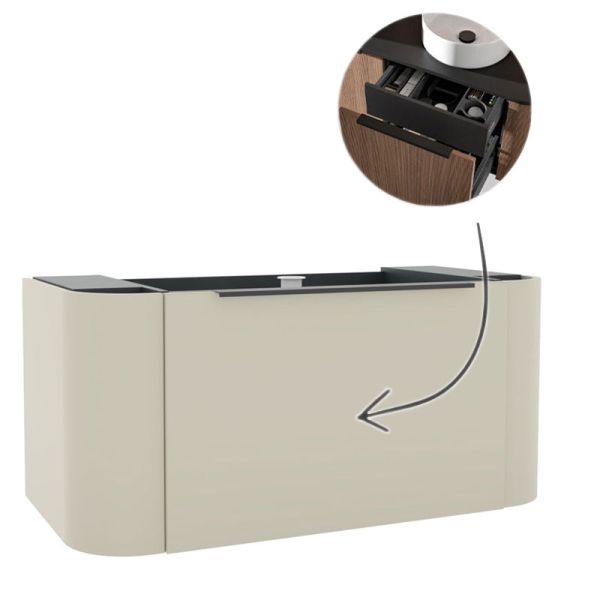 Pelipal Serie 7200 Waschtischunterschrank - 106 cm, 1 Auszug mit Innenauszug