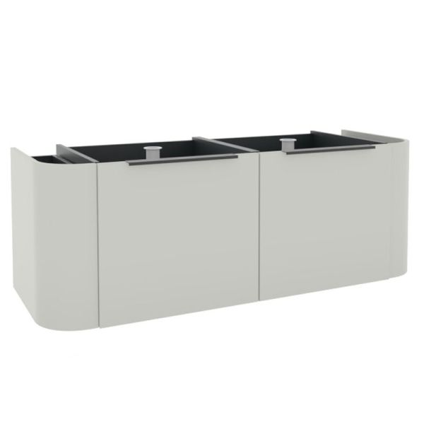 Pelipal Serie 7200 Waschtischunterschrank - 136 cm, 2 große Auszüge