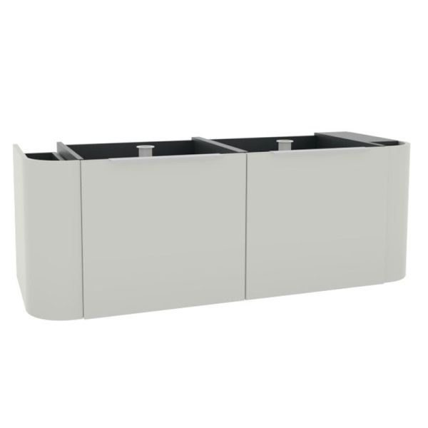 Pelipal Serie 7200 Waschtischunterschrank - 136 cm, 2 große Auszüge