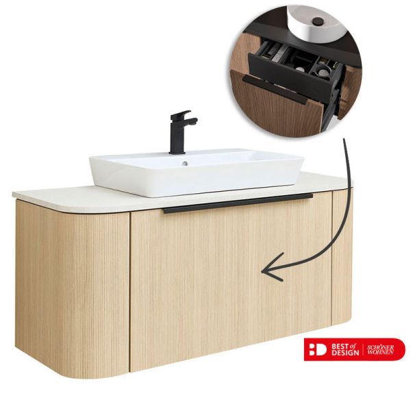 Pelipal Serie 7200 Waschtisch mit Unterschrank Set 107 cm