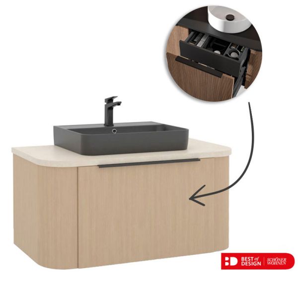 Pelipal Serie 7200 Waschtisch mit Unterschrank Set 107 cm