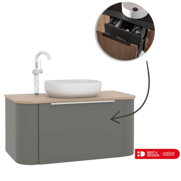 Pelipal Serie 7200 Waschtisch mit Unterschrank Set 107 cm