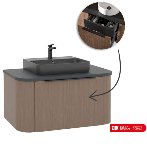 Pelipal Serie 7200 Waschtisch mit Unterschrank Set 107 cm
