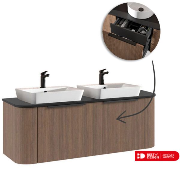 Pelipal Serie 7200 Waschtisch mit Unterschrank Set 137 cm