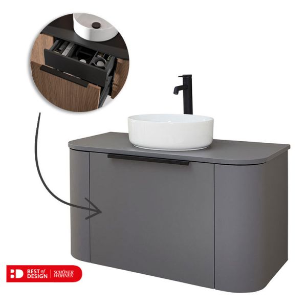 Pelipal Serie 7200 Waschtisch mit Unterschrank Set 87 cm