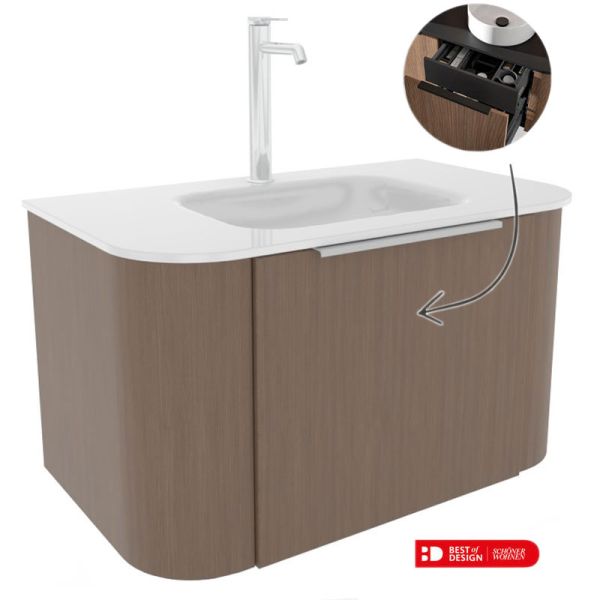 Pelipal Serie 7200 Waschtisch mit Unterschrank Set 87 cm