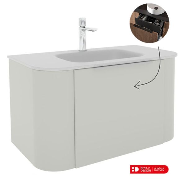 Pelipal Serie 7200 Waschtisch mit Unterschrank Set 87 cm