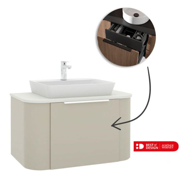 Pelipal Serie 7200 Waschtisch mit Unterschrank Set 87 cm
