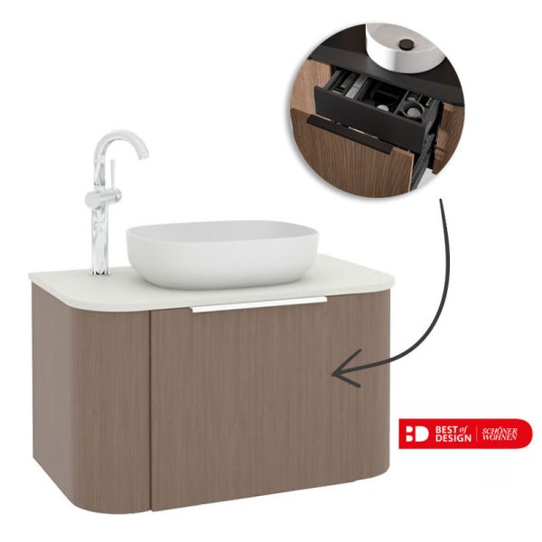 Pelipal Serie 7200 Waschtisch mit Unterschrank Set 87 cm
