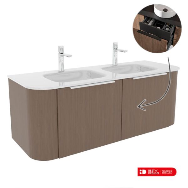Pelipal Serie 7200 Waschtisch mit Unterschrank - 137 cm