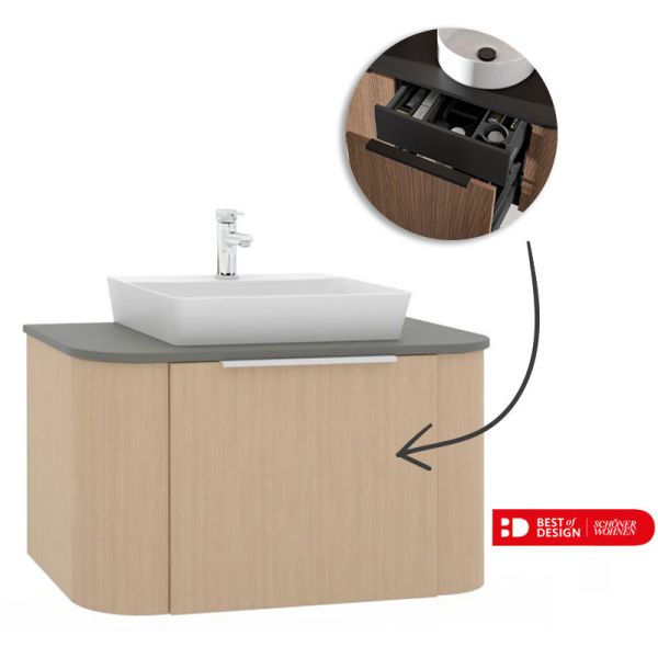 Pelipal Serie 7200 Waschtisch mit Unterschrank Set 87 cm