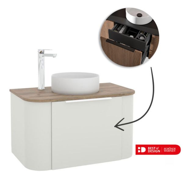 Pelipal Serie 7200 Waschtisch mit Unterschrank Set 87 cm