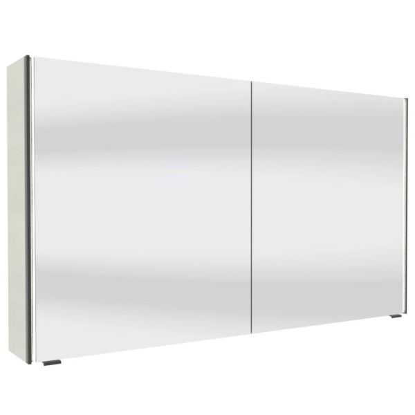 Pelipal Spiegelschränke Spiegelschrank - 123,2 cm, 2 Drehtüren, 4 Glaseinlegeböd