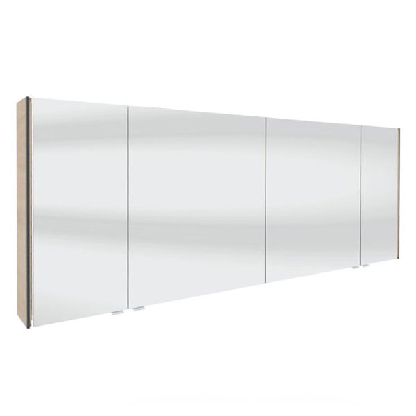 Pelipal Spiegelschränke Spiegelschrank - 183,2 cm, 4 Drehtüren, 8 Glaseinlegeböd