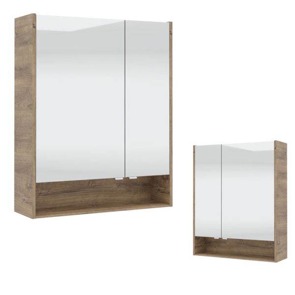 Pelipal Spiegelschränke Spiegelschrank - 73,2 cm, 2 Drehtüren, 2 Glaseinlegeböde