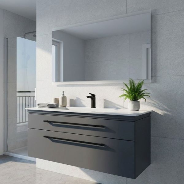 Puris Cool Line Badmöbel Set - 122 cm Ambiente