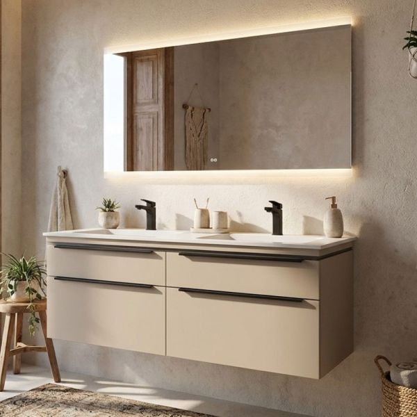 Puris Cool Line Badmöbel Set - 122 cm Ambiente