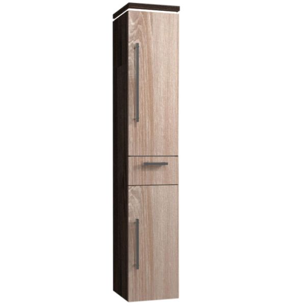 Puris Cool Line Hochschrank 30 cm, mit 2 Türen 1 Schubkasten