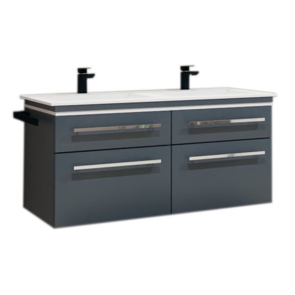 Puris Cool Line Waschtisch mit Unterschrank Set 9 - 122 cm