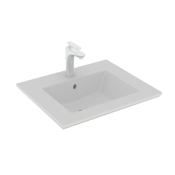 Puris Cool Line Möbelwaschtisch Keramik 61 cm
