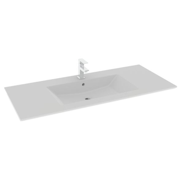 Puris Cool Line Möbelwaschtisch Keramik 122 cm