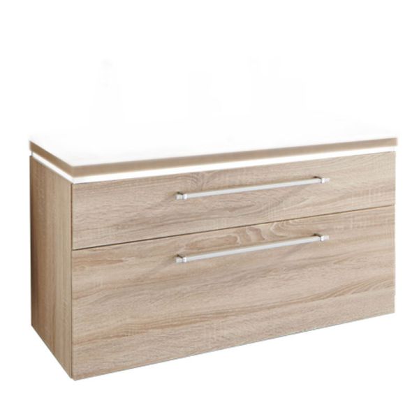 Puris Cool Line Waschtischunterschrank 90 cm für Keramik WT