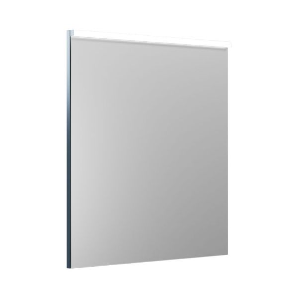 Puris Kera Plan Flächenspiegel - 60 cm - mit LED-Beleuchtung oben