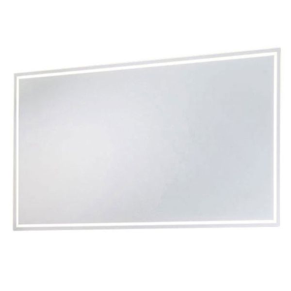 Puris Kera Plan Flächenspiegel - 160 cm, mit umlaufender LED Beleuchtung