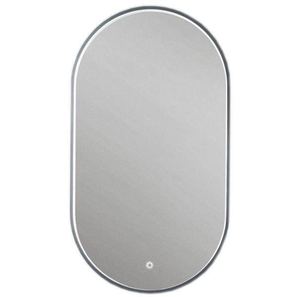 Puris Kera Plan Badspiegel oval - 50 cm