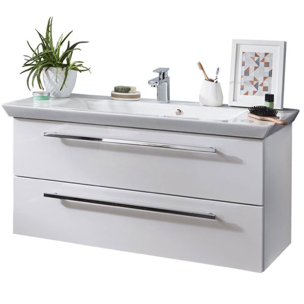 Puris Kera Plan Waschtisch mit Unterschrank - 106 cm