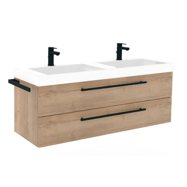 Puris Kera Plan Waschtisch mit Unterschrank - 122 cm
