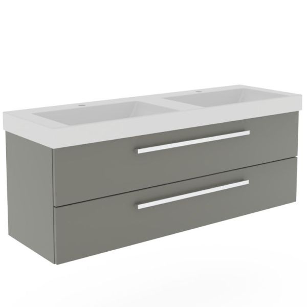 Puris Kera Plan Waschtisch mit Unterschrank - 142 cm