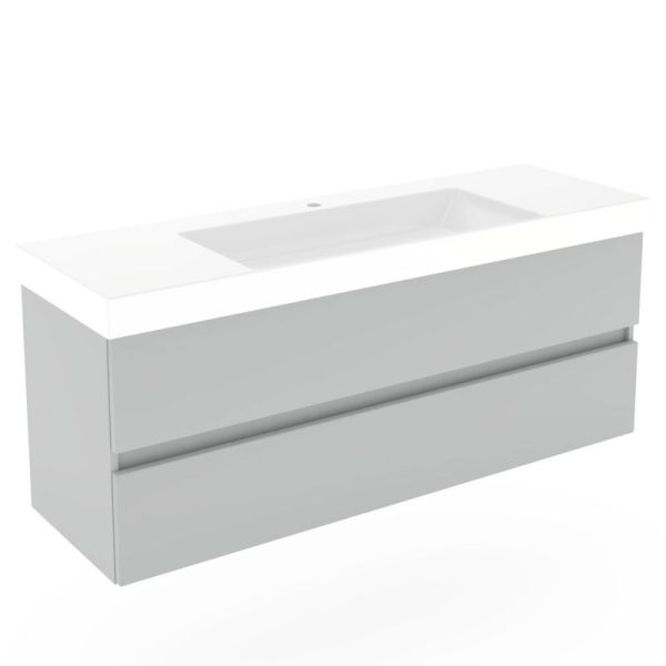 Puris Kera Plan Waschtisch mit Unterschrank - 142 cm