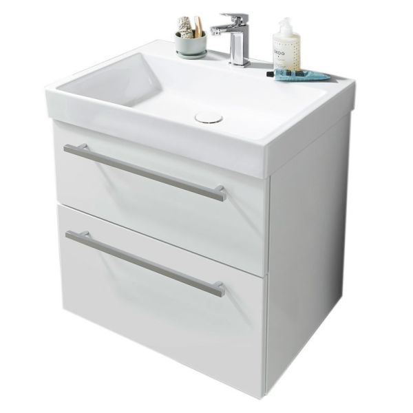 Puris Kera Plan Waschtisch mit Unterschrank - 62 cm