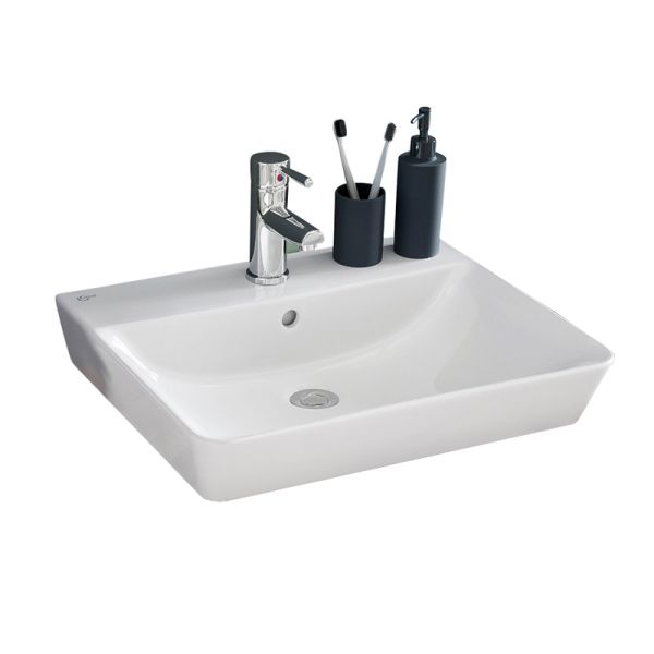 Puris Kera Plan Keramik Aufsatzwaschtisch Connect Air 55 cm