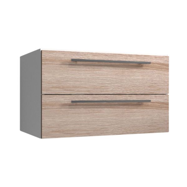 Puris Kera Plan Waschtischunterschrank 90 cm Geberit iCon 900 (Schale rechts